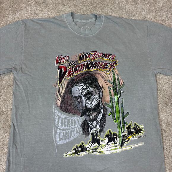 Dead Homies LA Emiliano Zapata T Shirt Men's XL - Picture 2 of 9
